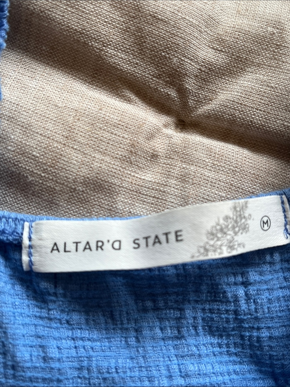Altar'd State M Ruffle Strap Tiered Tank nwot - Picture 2 of 5